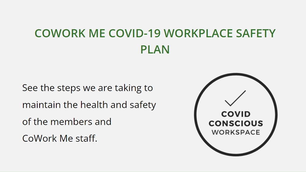 COWORK ME COVID-19 WORKPLACE SAFETY PLAN